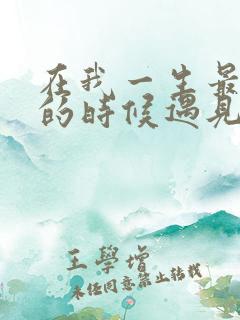 在我一生最猥琐的时候遇见你