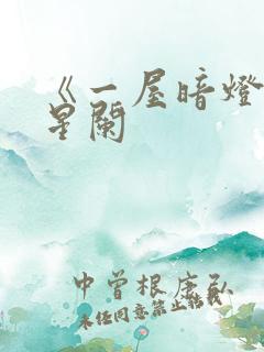 《一屋暗灯》宋星阑