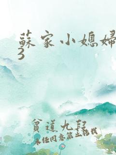 苏家小媳妇1V3