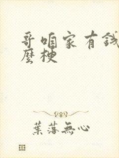 哥咱家有钱了什么梗