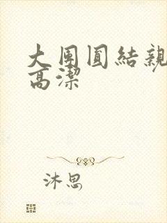 大团圆结亲情会高洁