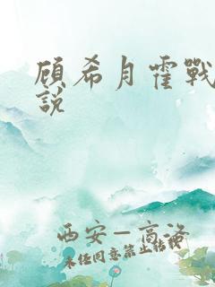 顾希月霍战霆小说