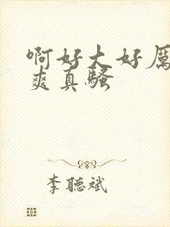 啊好大好厉害好爽真骚