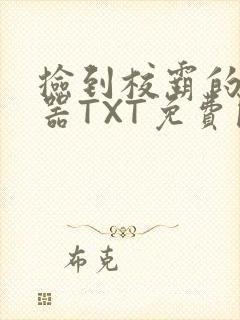 捡到校霸的遥控器TXT免费阅读