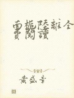 南栀陆离全文免费阅读