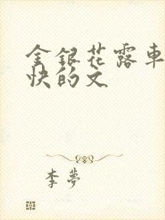 金银花露车速最快的文