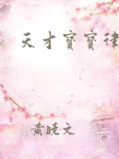 天才宝宝律师妈