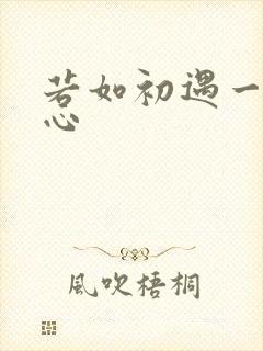 若如初遇一见倾心