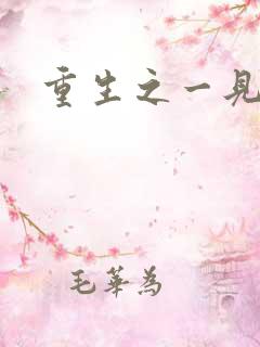 重生之一见倾心