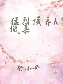 猛烈顶弄h禁欲机长