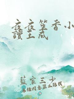 夜夜笙香小说阅读王成