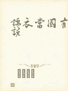 锦衣当国有声小说