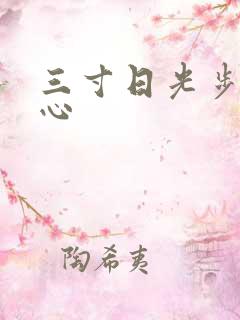 三寸日光步步惊心