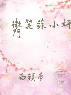 微笑苏小妍啪啪门