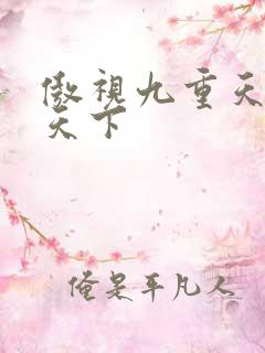 傲视九重天风凌天下