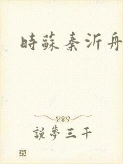 时苏秦沂舟小说