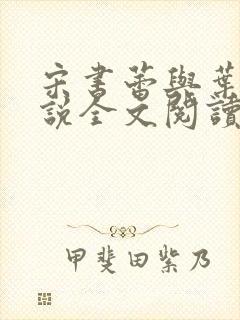 宋书蕾与叶临小说全文阅读