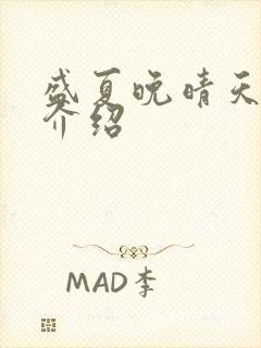 盛夏晚晴天剧情介绍