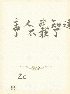 主人 我知道错了 不敢了