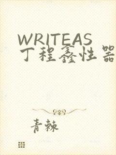 WRITEAS丁程鑫性器丰年