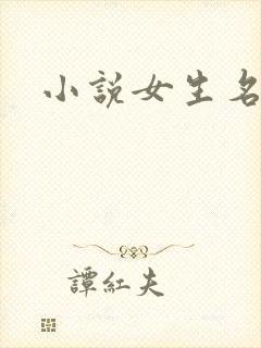 小说女生名字