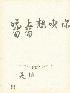 晚上想吃你的黑葡萄