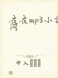 夜夜mp3小说网