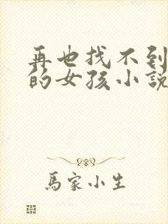 再也找不到曾经的女孩小说