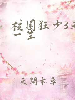 校园狂少3血染一生