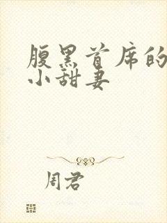 腹黑首席的替身小甜妻