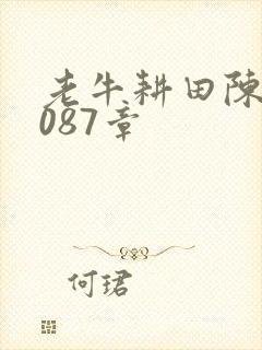 老牛耕田陈雪1087章