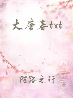 大唐春txt