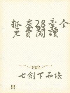 抓灰28章全部免费阅读