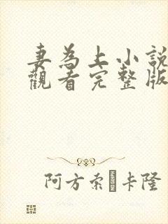 妻为上小说免费观看完整版笔趣阁