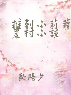 推到小莉萝稚嫩农村小说