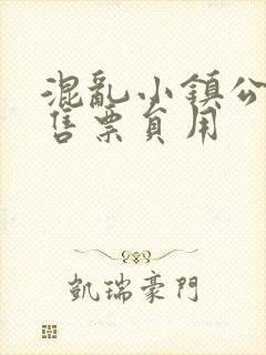 混乱小镇公交车售票员用