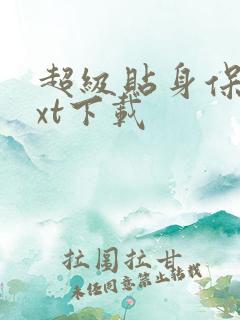 超级贴身保镖txt下载