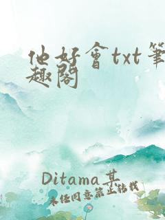 他好会txt笔趣阁