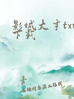 影城大亨txt下载