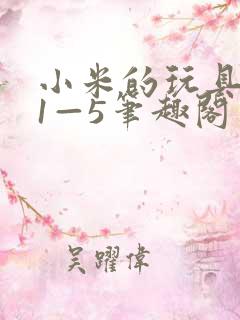 小米的玩具日记1—5笔趣阁