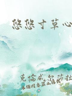 悠悠寸草心阅读