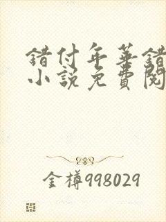 错付年华错付情小说免费阅读