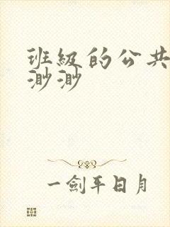 班级的公共玩具渺渺