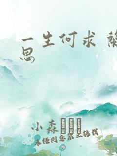 一生何求 兰思思