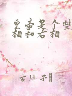 皇帝是个双被左相和右相