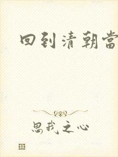 回到清朝当王妃