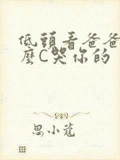 低头看爸爸是怎么C哭你的