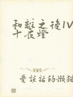 和离之后1V1十夜灯