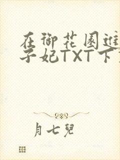 在御花园进入太子妃TXT下载