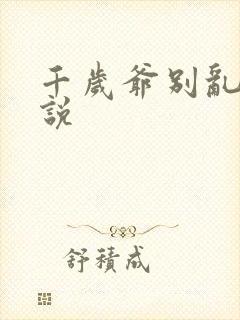 千岁爷别乱来小说